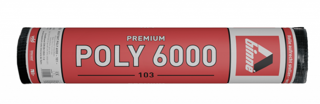 Premium Polymerbitumendachbahn BISOTKÉKT POLY 6000